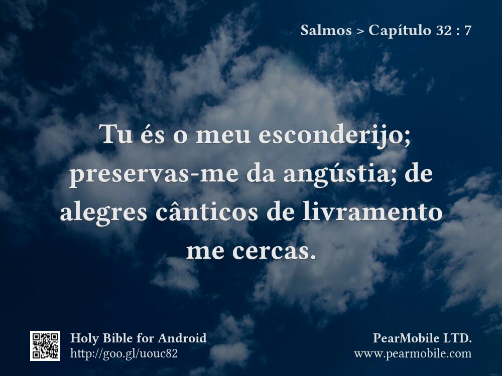 Salmos, Capítulo 32:7
